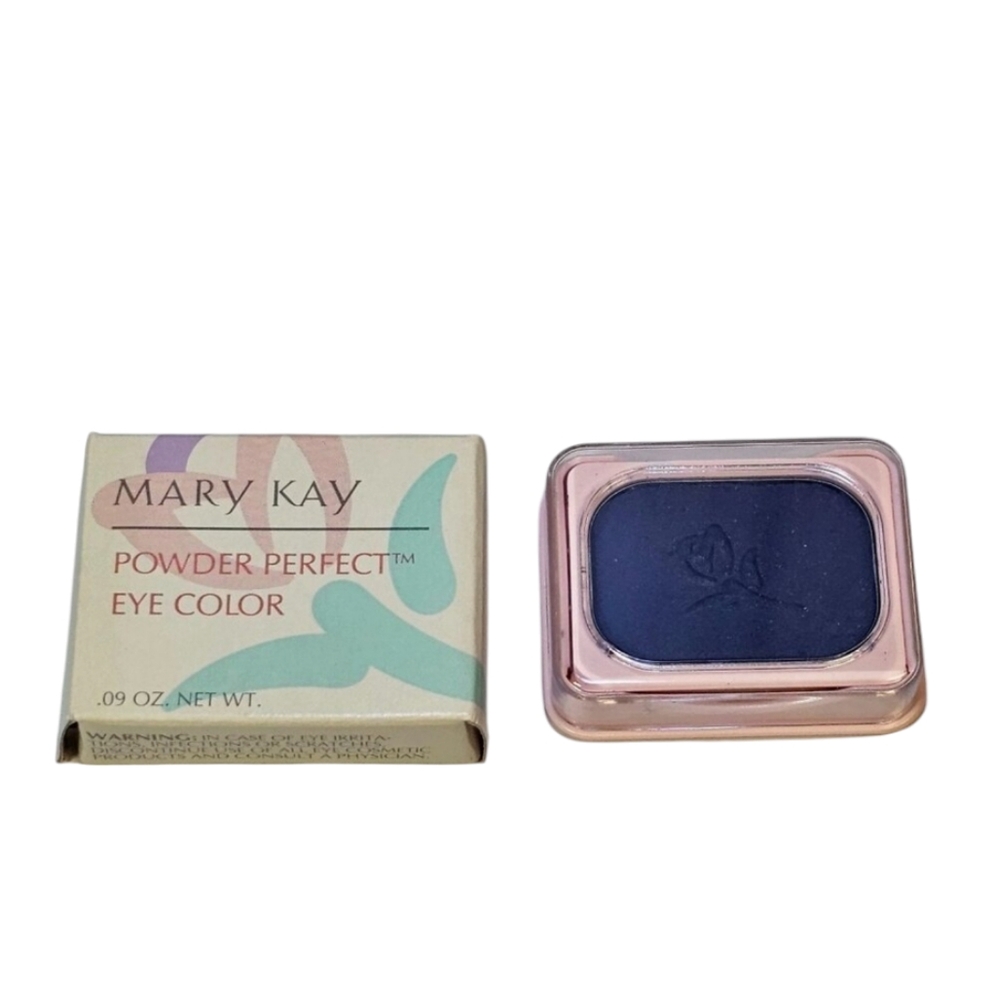 Mary Kay Powder Perfect Eye Color - Brilliant Blue #5525 - NIB‎ Old Stock